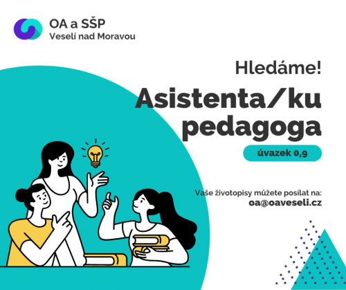 Volná pozice: asistent/ka pedagoga