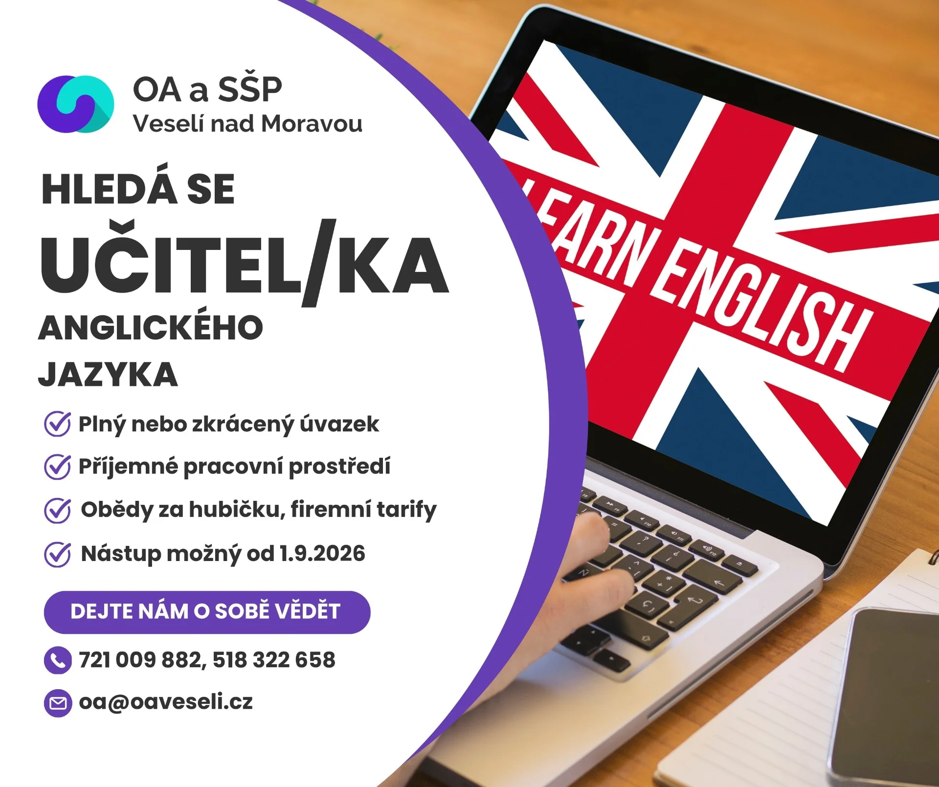 Hledáme nové kolegy do našeho týmu!